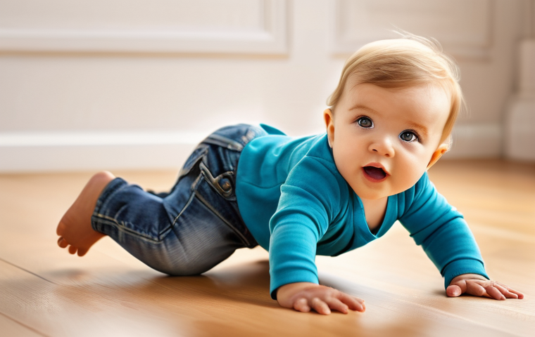 승용완구 연령 제한 정보 - 5 years old, in a bright, uncluttered indoor setting. The child is either gripping the handle of a s...