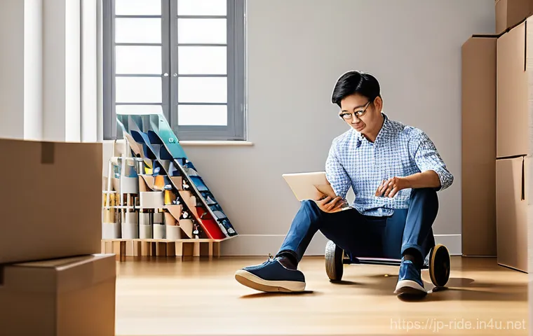 승용완구 배송비 절약 팁 - **Prompt:** A vibrant, sunny Japanese park entrance or community center parking lot on a weekend aft...